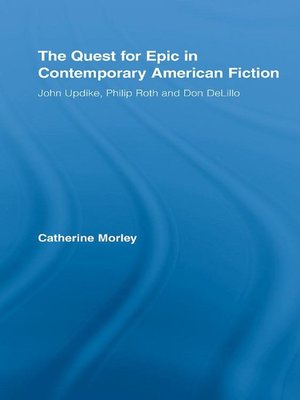 cover image of The Quest for Epic in Contemporary American Fiction